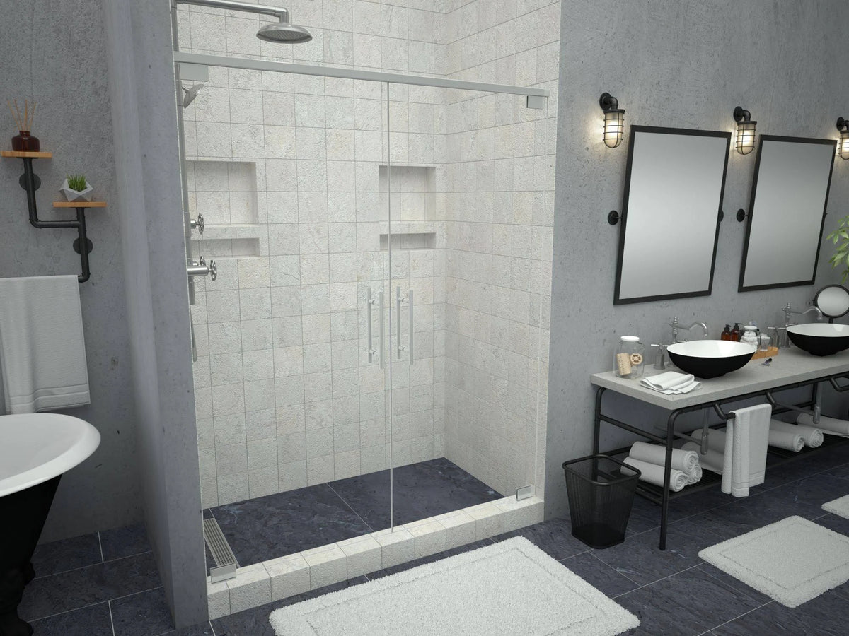 Brushed Nickel Trench Shower Pan V295