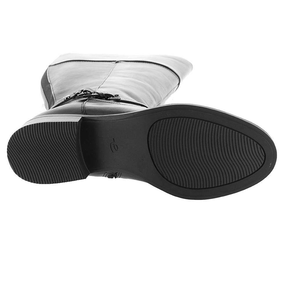 Black Wide Calf Shoes H4246