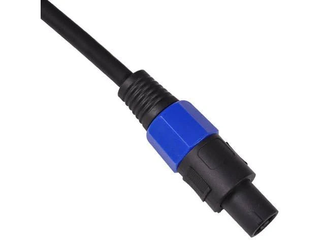 4 Pack 50 Foot Banana to Speakon Speaker Cables 12 Gauge 2 Conductor Black W129907