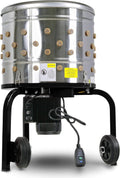 Chicken Plucker Electric Stainless Steel 1HP 120VAC 280RPM 92 Soft Fingers 20" Drum Diameter L47642