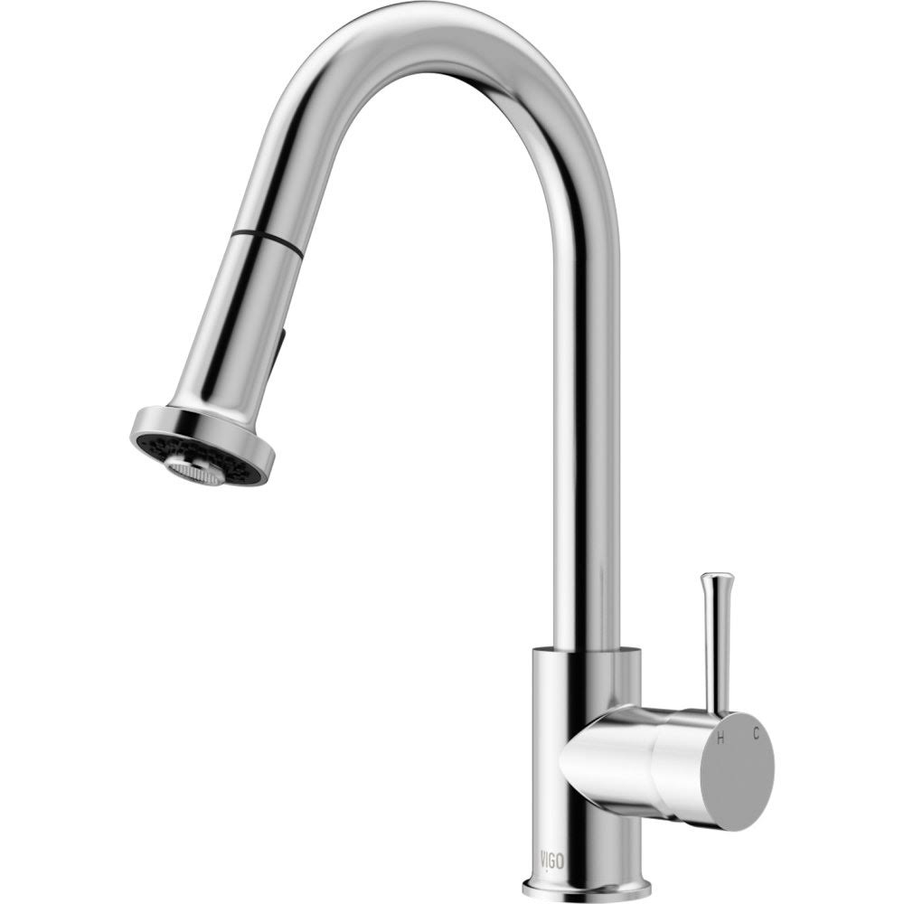 Chrome Pull-Out Spray Kitchen Faucet F500258