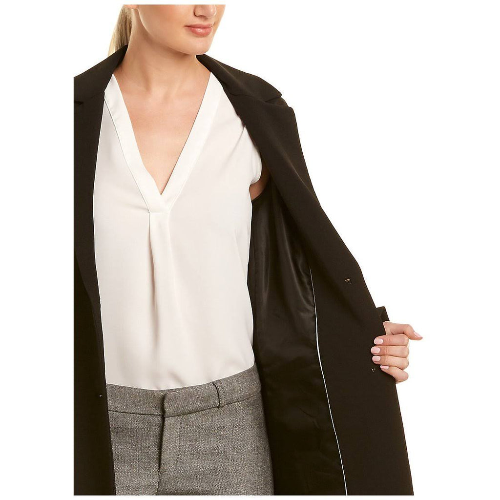 Black Xs Single-Breasted Coat C94865
