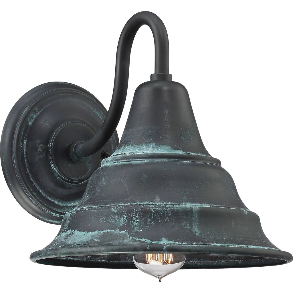 Aged Verde Outdoor Wall Lantern H125