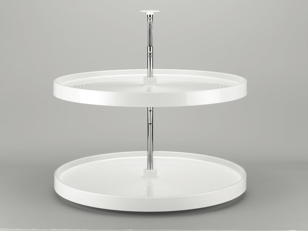 White 2-Shelf Lazy Susan I34834