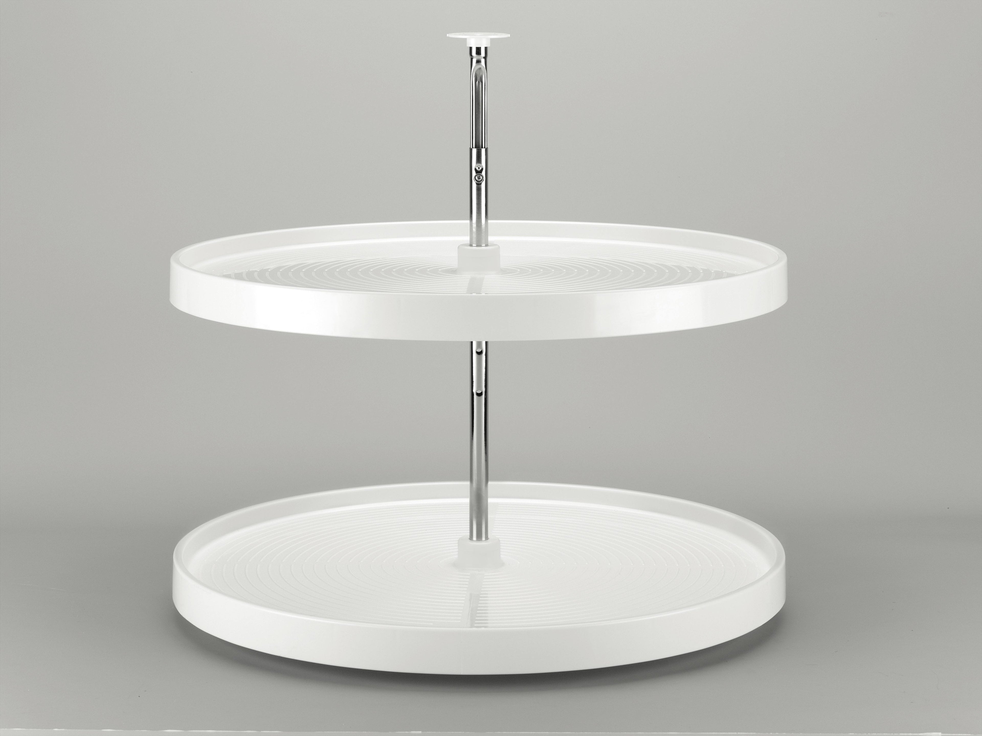 White 2-Shelf Lazy Susan I34834