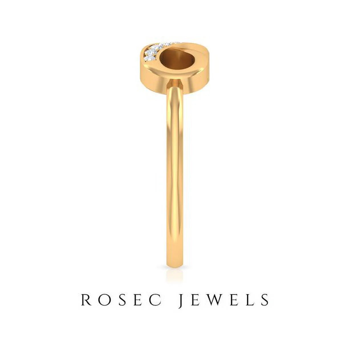 14K Yellow Gold Diamond Ring B250