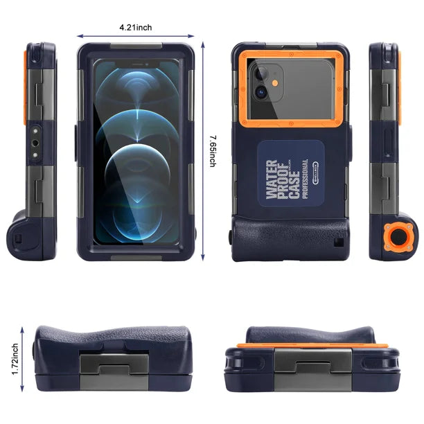 Waterproof Protective Case for Oppo A92 and Phones Up to 6.9 Inch with Lanyard R467065