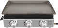 23in 3-Burner Propane Gas Griddle, 355 sq in, 25,500 BTU Z892