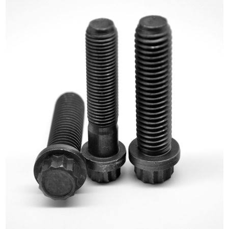 12-Point Flange Screw Alloy Steel Thermal Black Oxide Pk 100 H392419