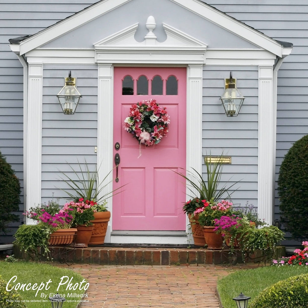 Fluted PVC Pilaster with Decorative Capital & Base (Pair) X916
