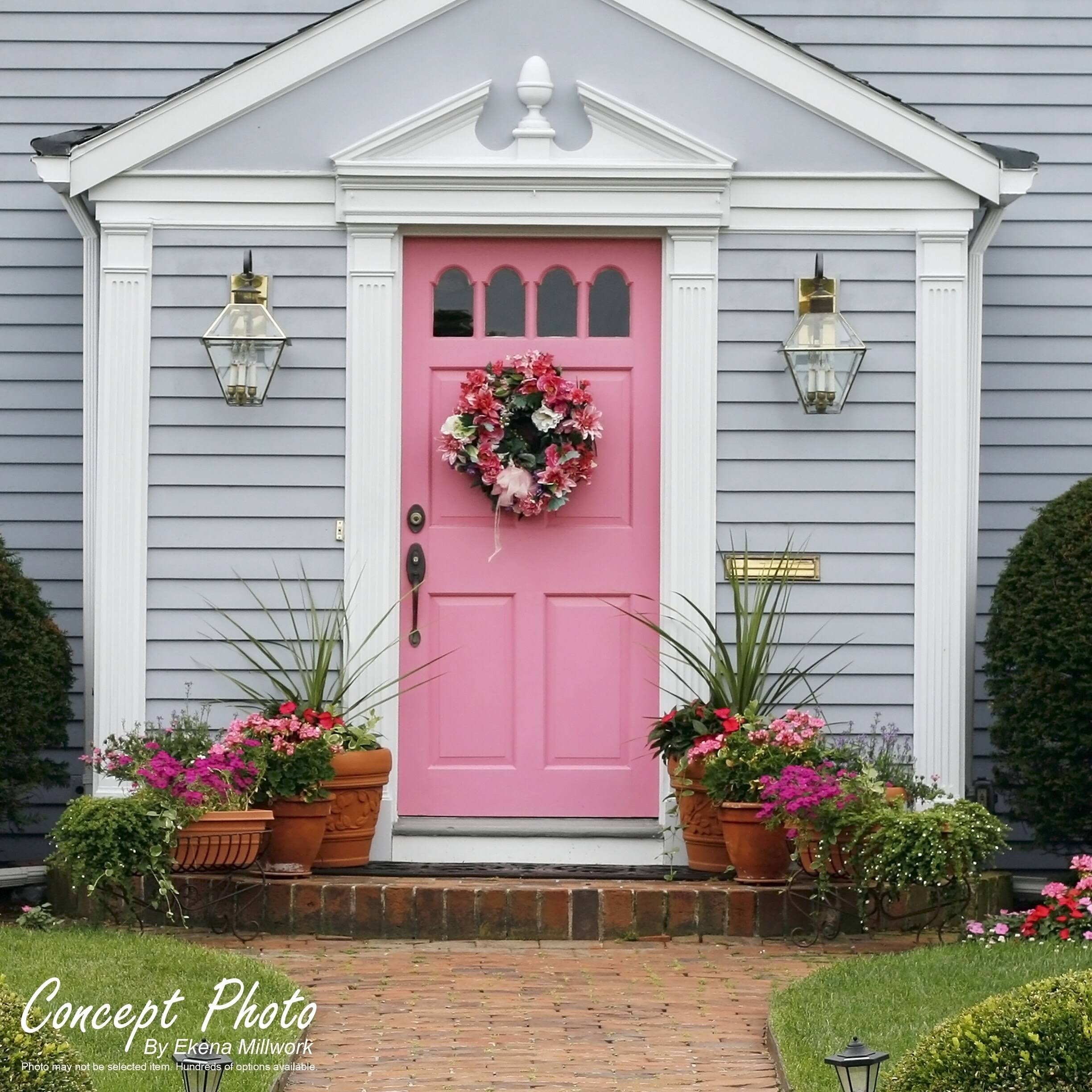 Fluted PVC Pilaster with Decorative Capital & Base (Pair) X916
