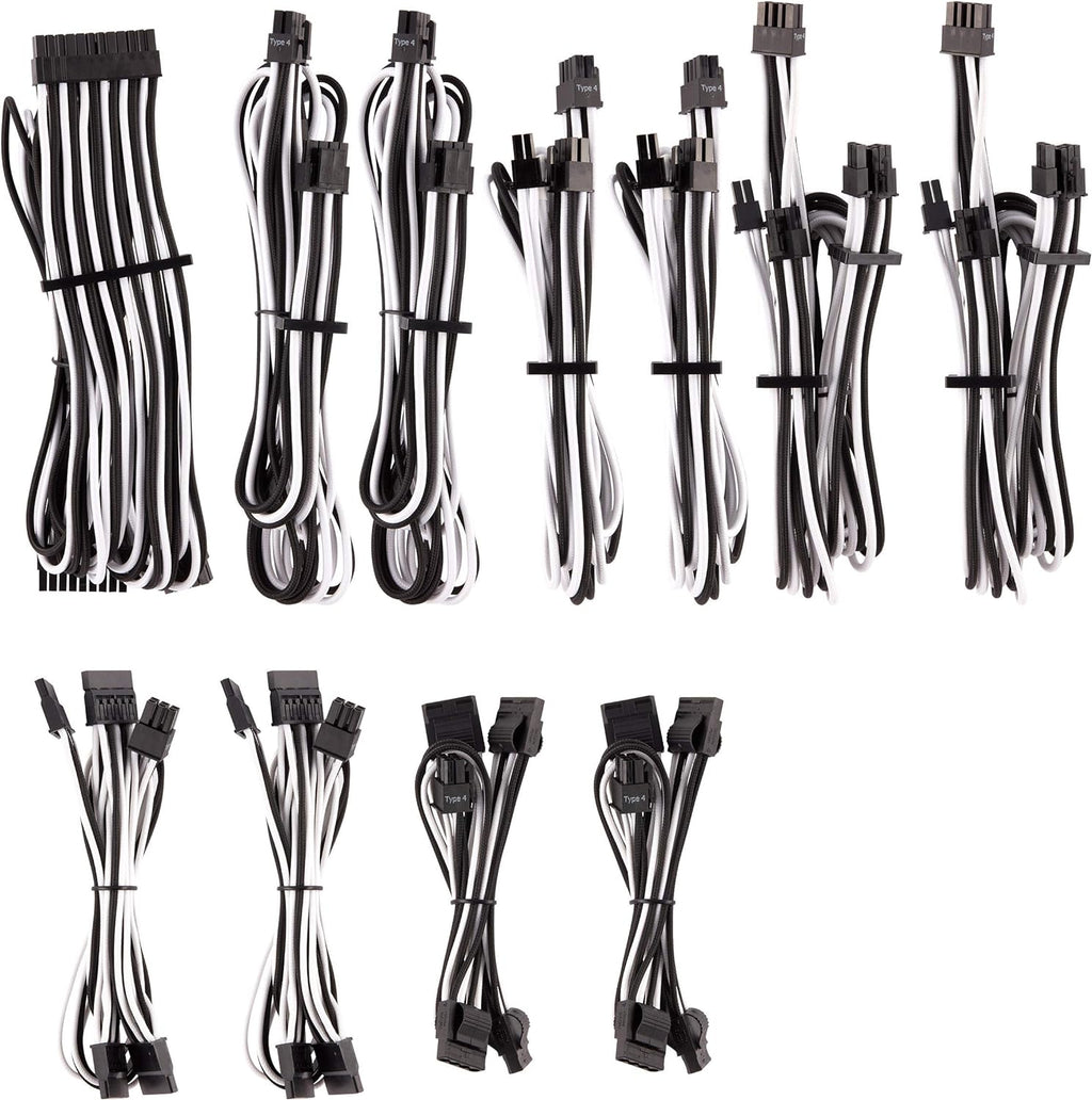 Blue Individually Sleeved PSU Cables Pro Kit N5450