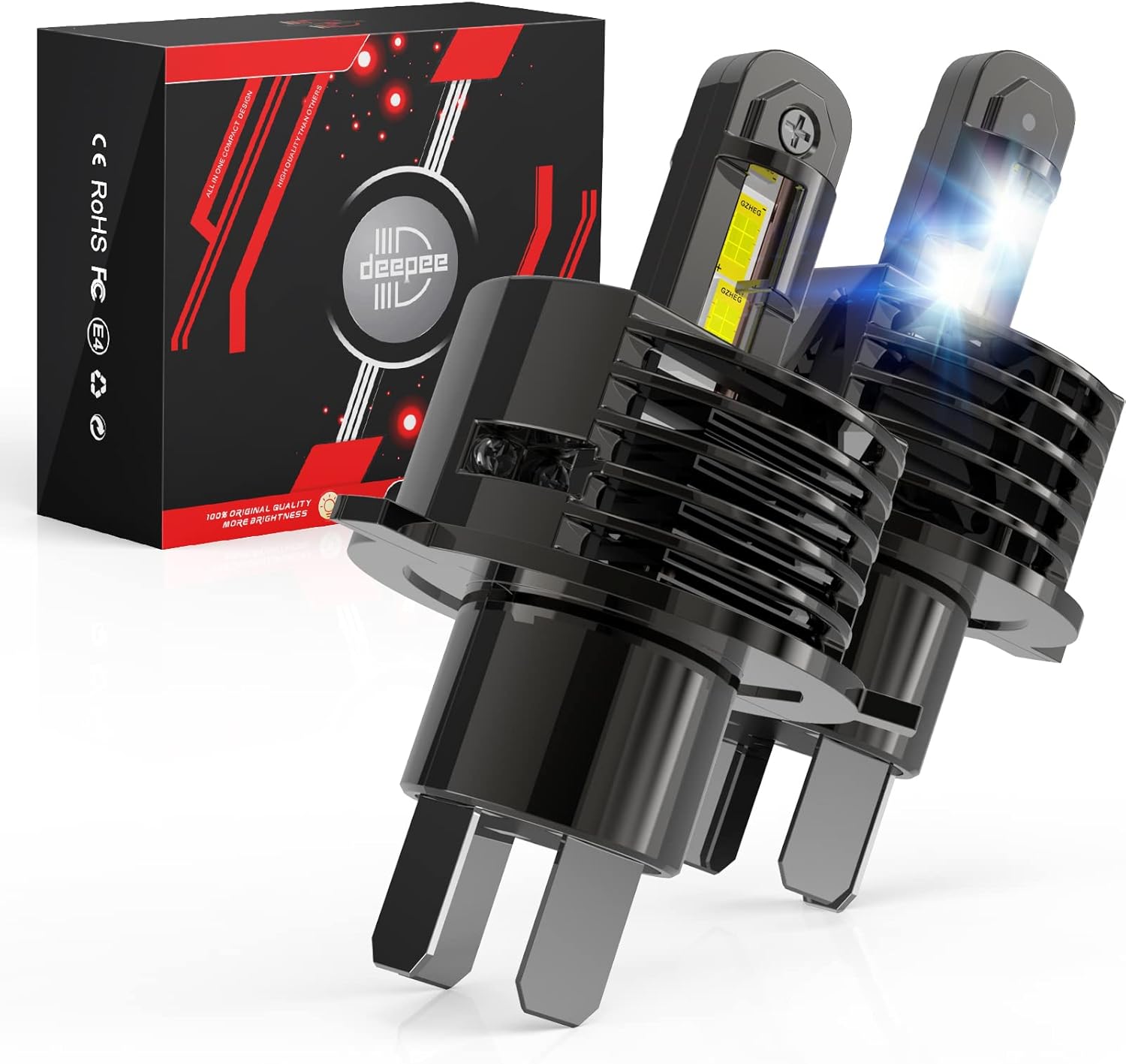 LED Headlight Bulb Conversion Kit 120W 20000LM 6500K Cold White Pack of 2 R384232