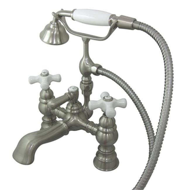 Vintage Deck Mount Clawfoot Tub Filler with Hand Shower B535