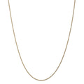 14kt Yellow Gold Diamond Cut Rope Chain 16 inch Lobster Clasp F745