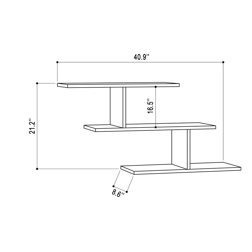 White Wall Shelf E900