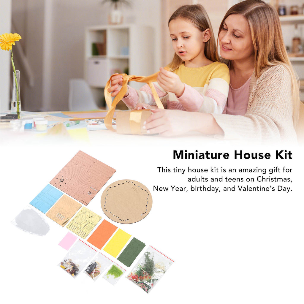Miniature House Kit 1:24 Wood Dollhouse Kit K3763