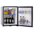 Black 30L Compact Absorption Minibar with Lock F86954