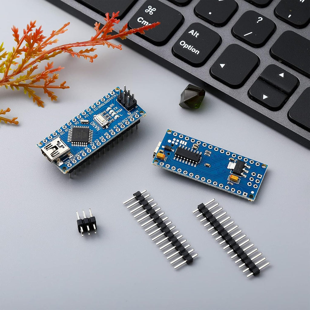 6 Pieces ATmega328P Nano Board with Pin Headers Z353