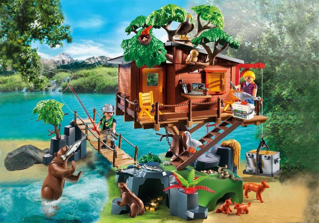 Wildlife Adventure Tree House Playset H49599