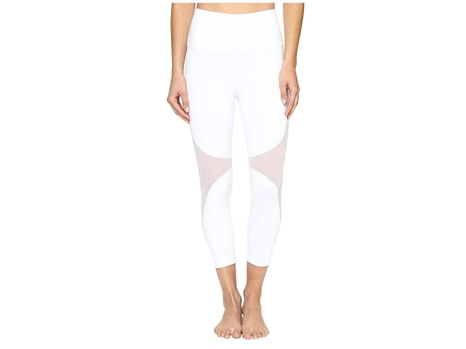 High-Waist Yoga Capris White Xxs X16906