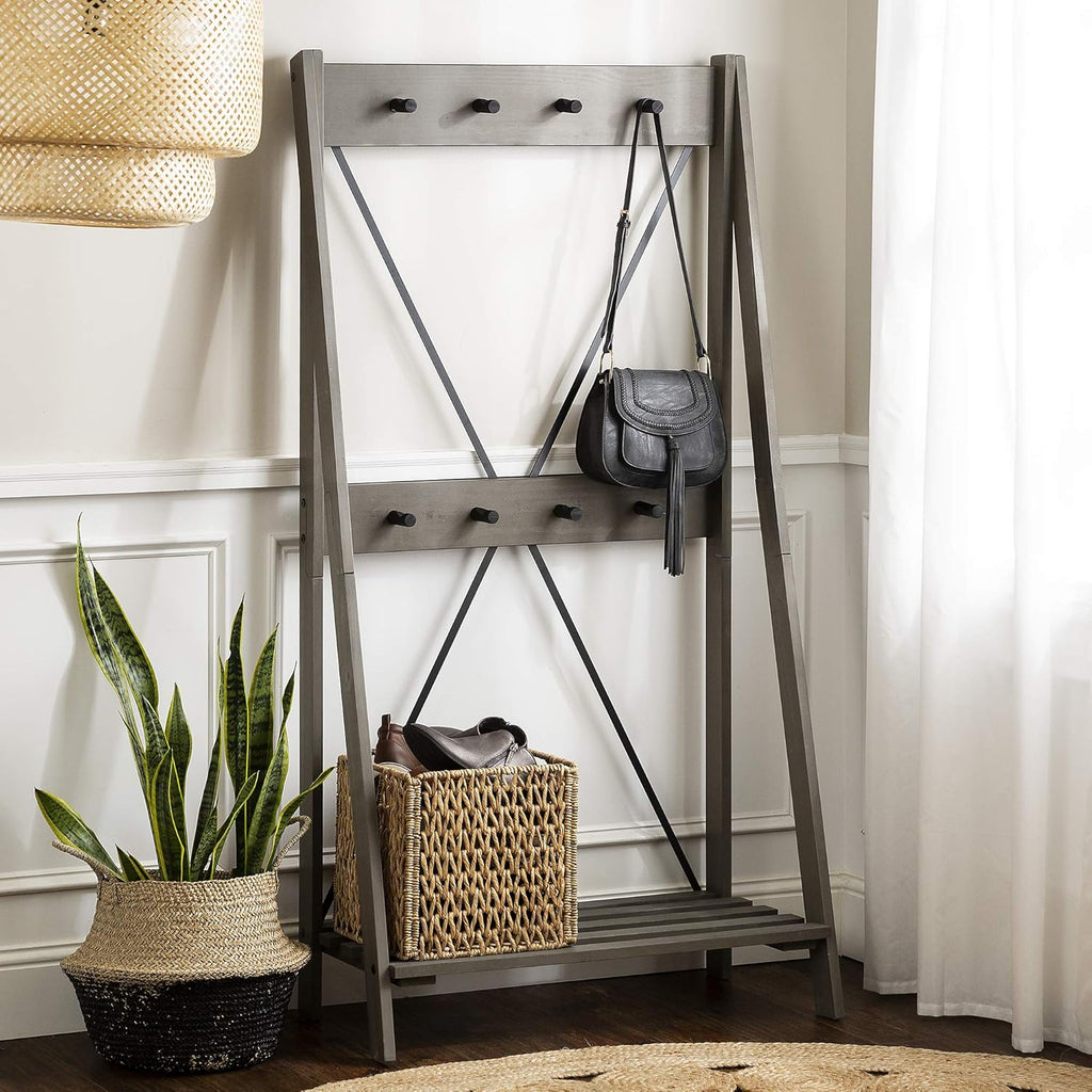 4 Shelves Brown Wood Bookcase C380