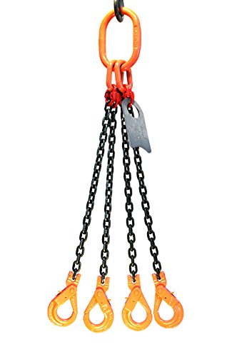 3/8" x 10' Quad Leg Chain Sling with Grade 80 Hooks C277530