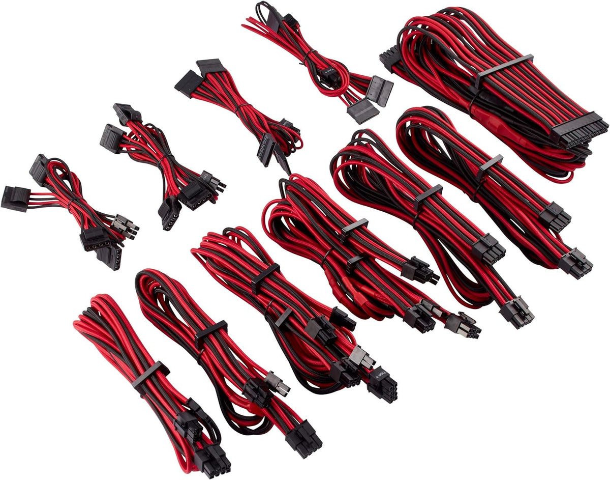 Blue Individually Sleeved PSU Cables Pro Kit N5450
