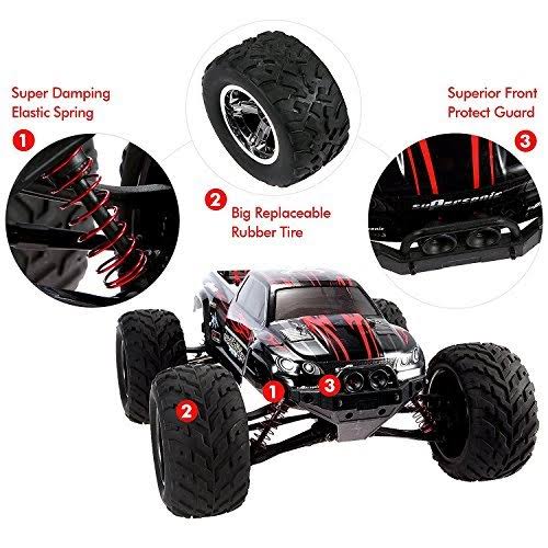 RC Car 1:12 Electric Off Road Monster Truck with Rechargeable Battery S216