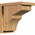 Monterey Smooth Corbel with Backplate, Western Red Cedar T8939