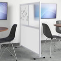 3 Panel Room Divider Upper Square Dry Erase Half Moon M152911