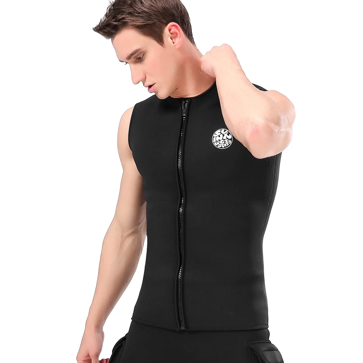 Sleeveless 3mm Neoprene Wetsuit Vest R41663