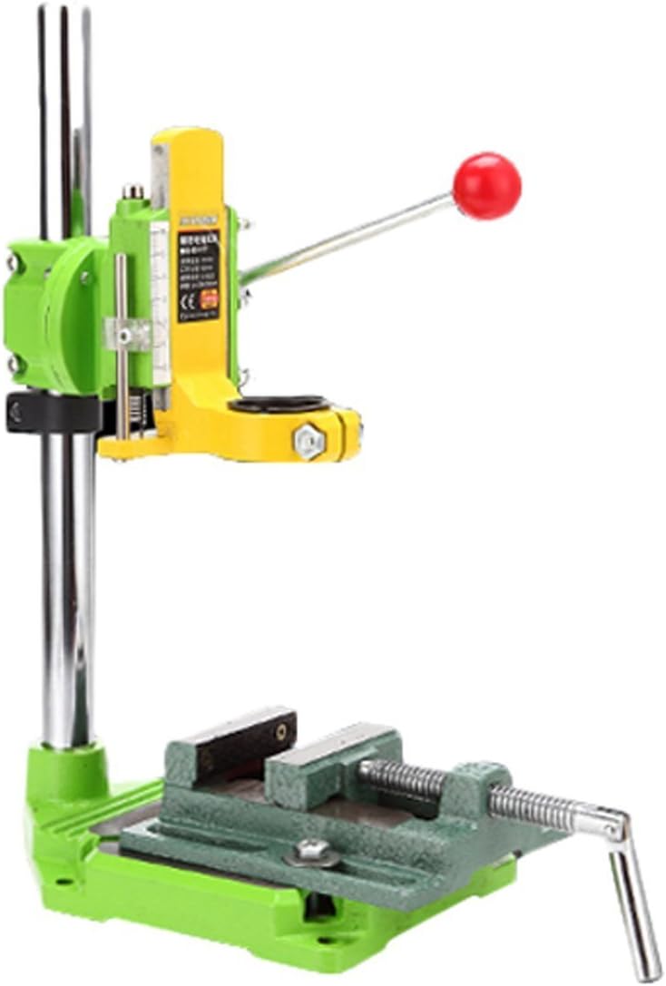 Drill Press Stand Table with Cast Iron Vise, 90° Rotating Fixed Frame, Pack of 2 S31355