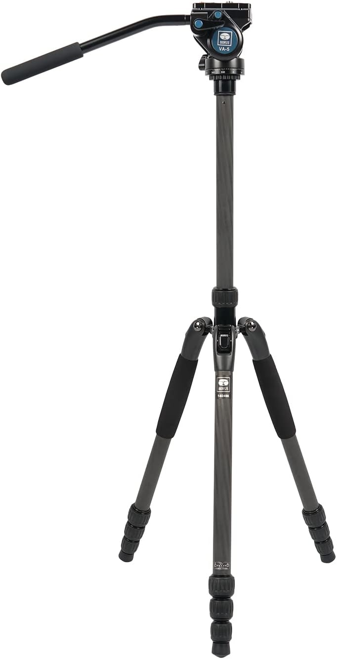 Carbon Fiber Tripod with Compact Fluid Video Head U3634