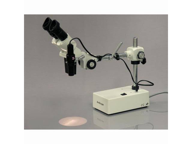 20X & 40x Widefield Stereo Microscope with Boom Arm Stand T479021