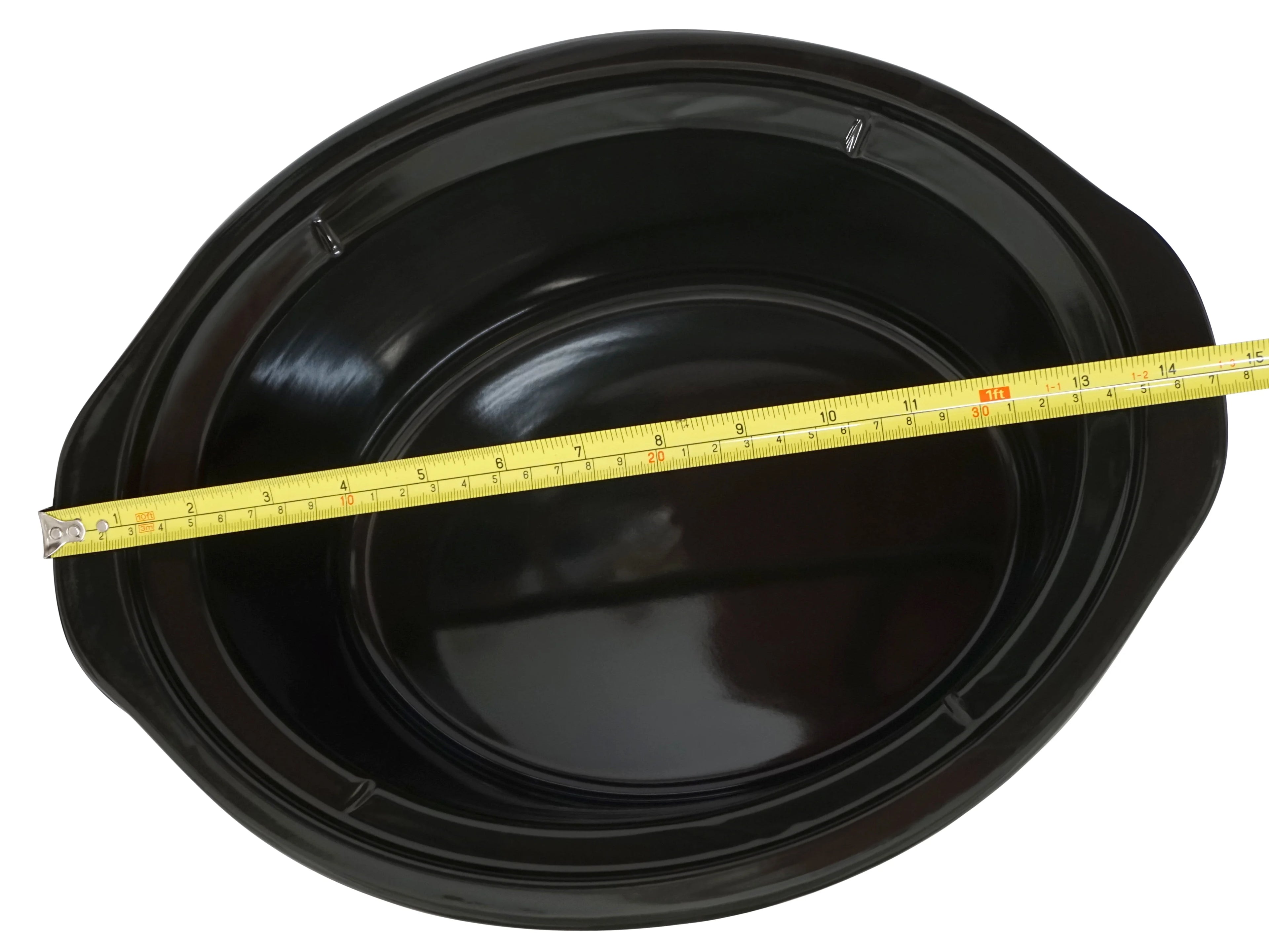 6 Qt Black Stoneware Slow Cooker A218