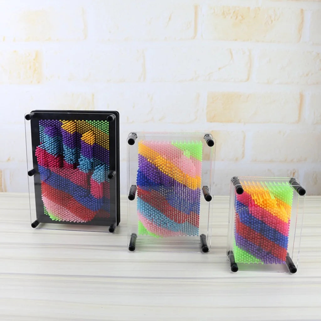3D Pin Impression Hand Board Sculpture Board Toy F884