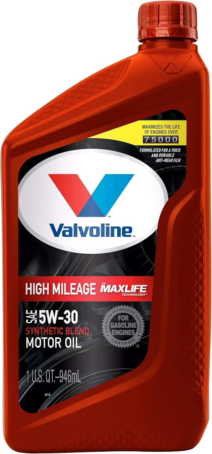 SAE 5W-30 Synthetic Blend Motor Oil 5 QT, Case of 3, Pack of 2 U94120