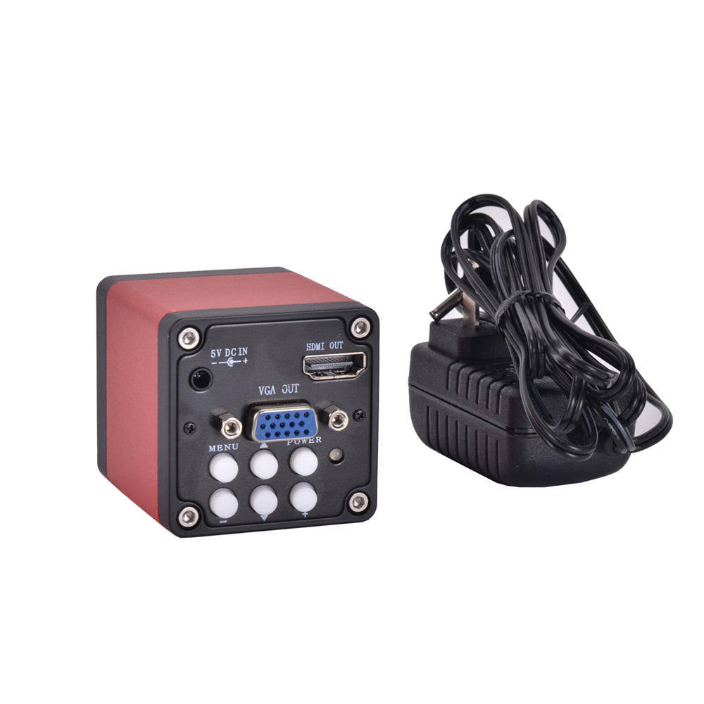 13MP HD Digital Industry Inspection Microscope Camera Set with 100X C-Mount Lens and 56 LED Light D914244