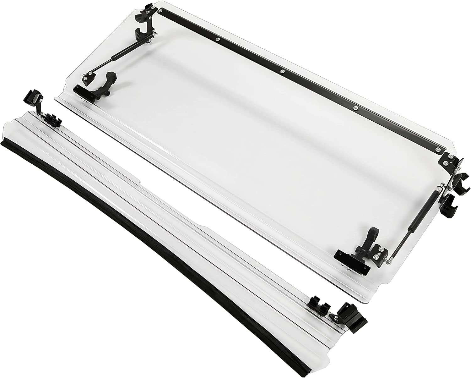 3-IN-1 Front Windscreen Folding Down Flip Clear Vented X232051