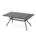 Cast Aluminum Rectangular Dining Table M2945