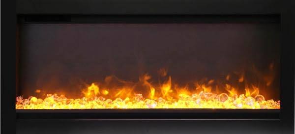 34 in. Electric Built-in with Glass Black Steel Surround J841