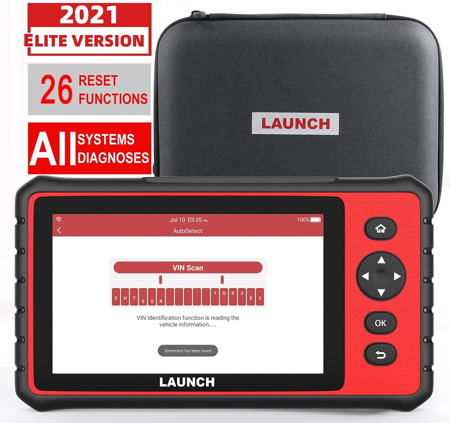 7'' Touch Screen OBD2 Scanner Car Code Reader J94853