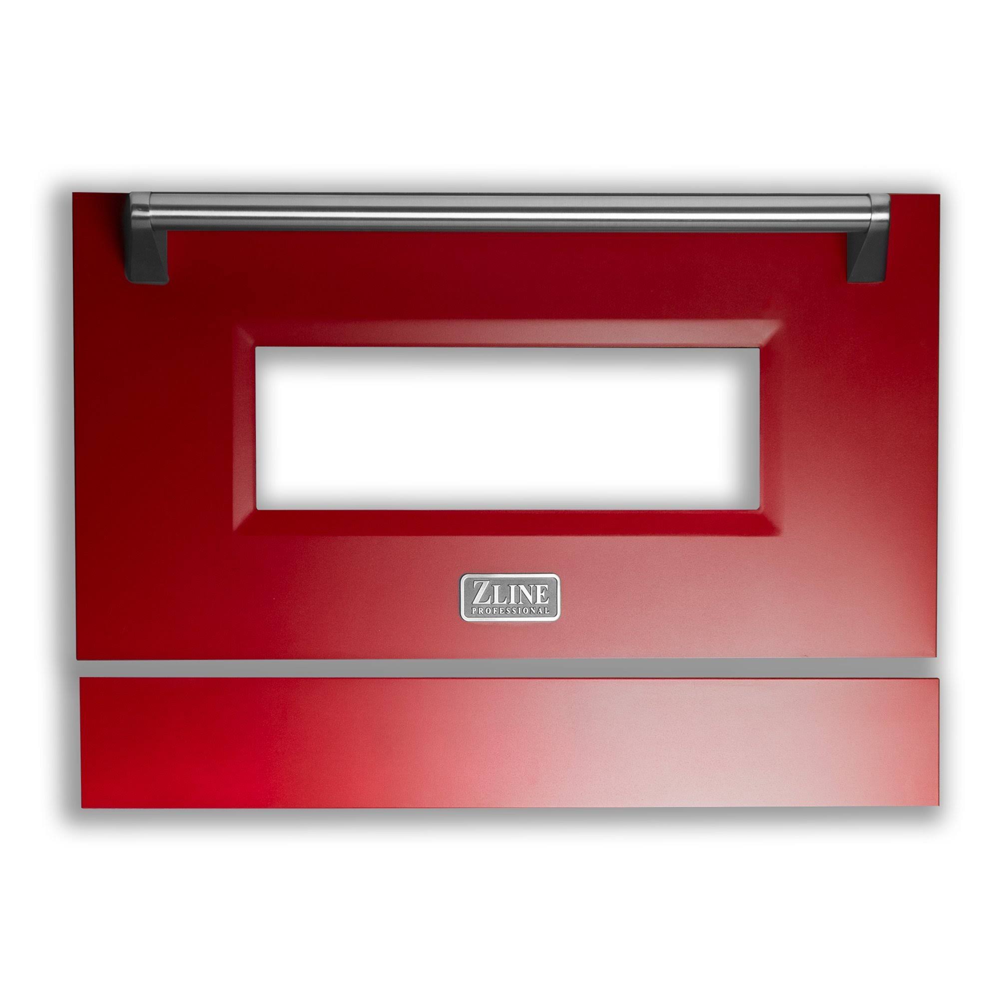 30 in Red Matte Range Door D54828
