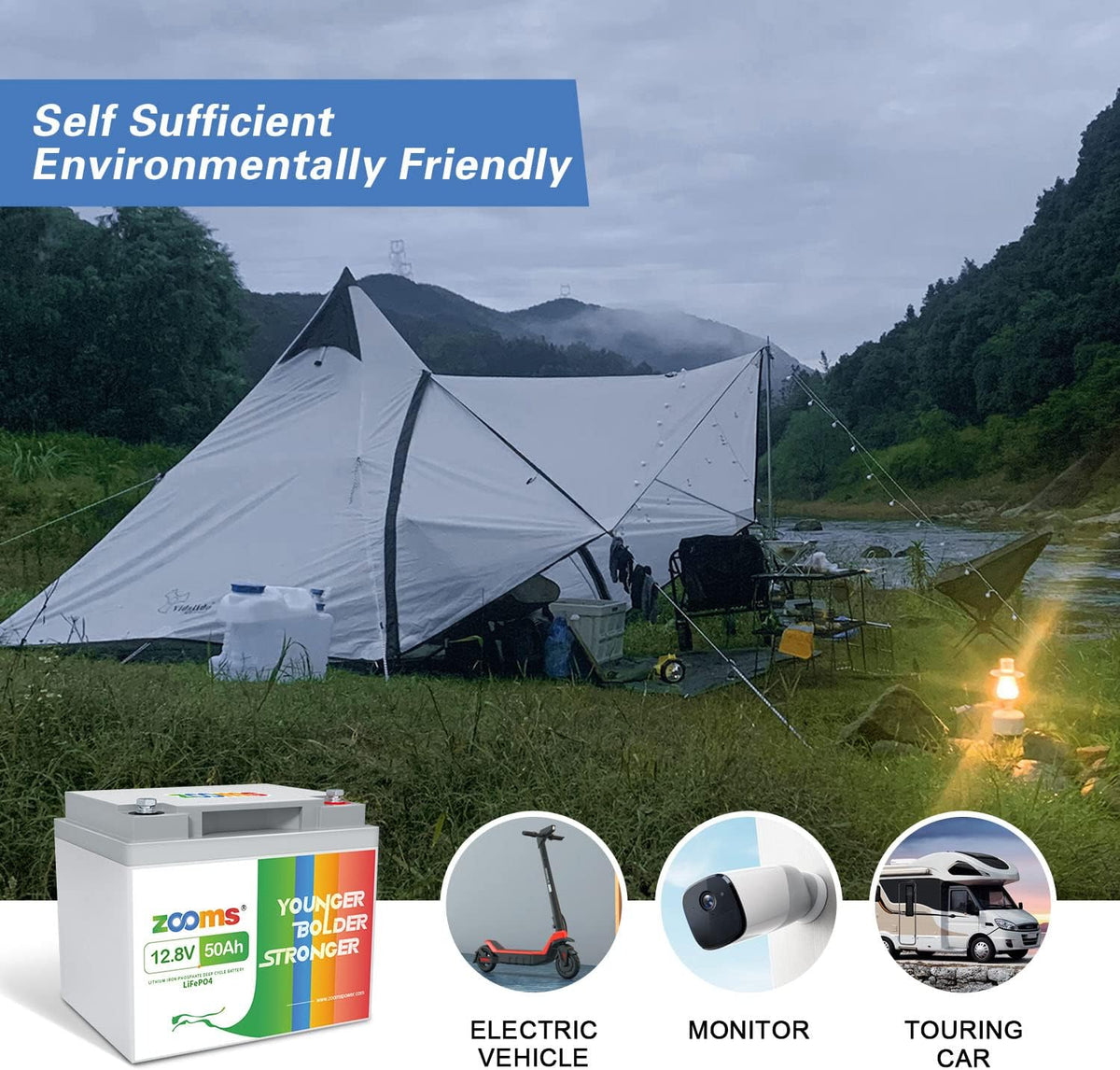 12.8V 50Ah Lithium LiFePO4 Battery C358741
