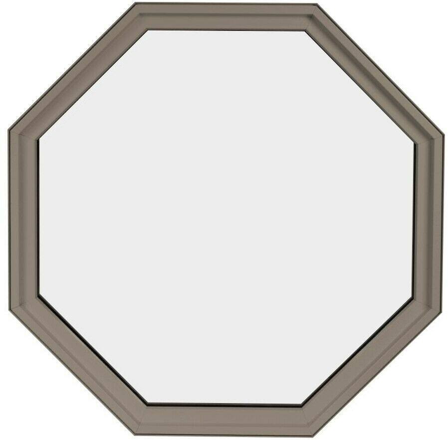 24-in x 24-in Octagon Sandstone Window in Brown G694