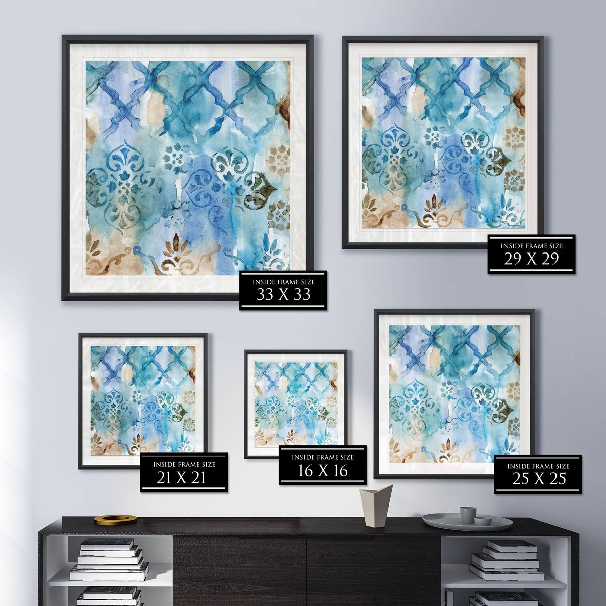 Framed Giclee Print 38x38 M993173