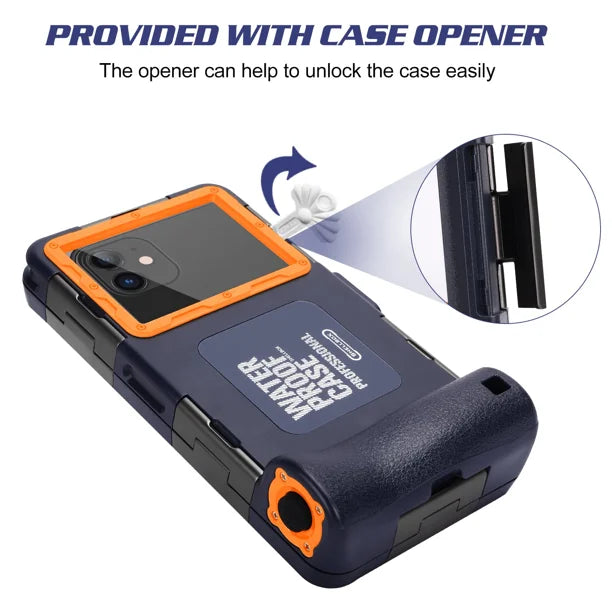 Waterproof Protective Case for Oppo A92 and Phones Up to 6.9 Inch with Lanyard R467065