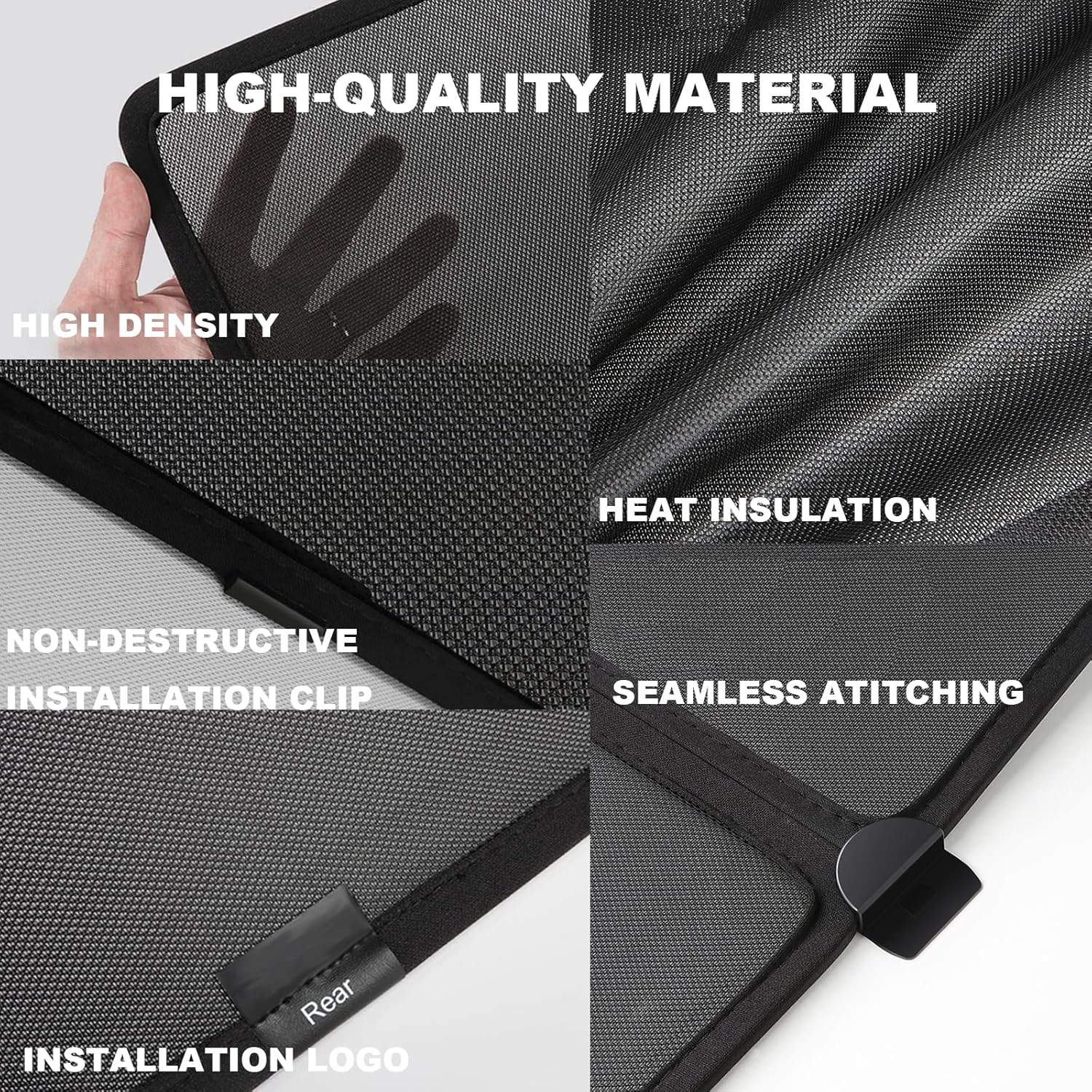 Tesla Model Y Sunshade Roof Sunroof Shade Pack of 2 D7025