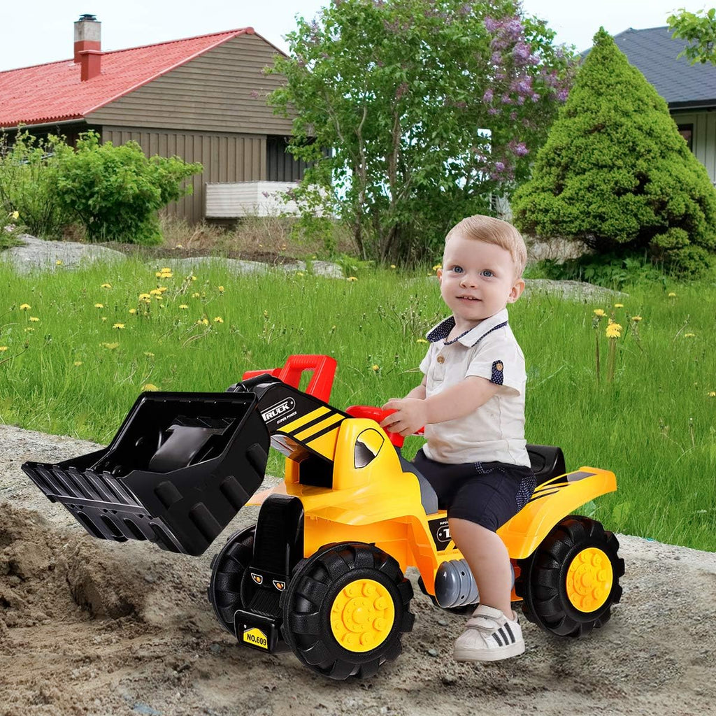 Yellow Kids Ride On Construction Bulldozer P8913